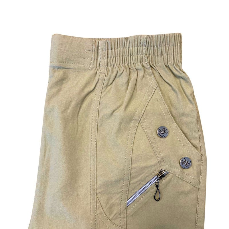 Capri damebukser - Beige - Seniorshop