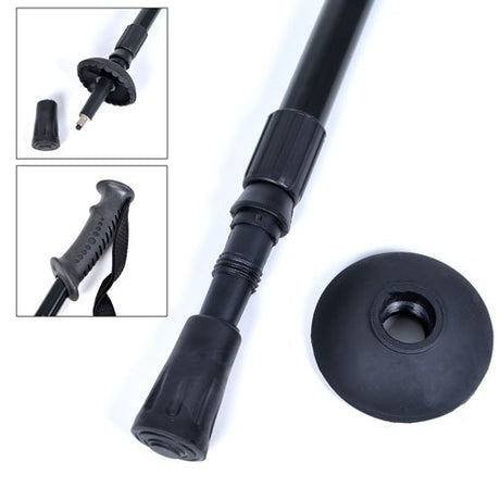 Adjustable Height Walking Stick, Black