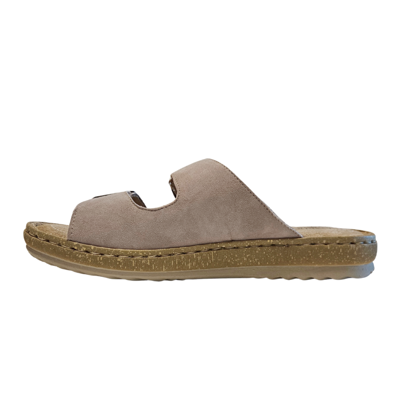 Relaxshoe chinelo feminino - Cinzento quente