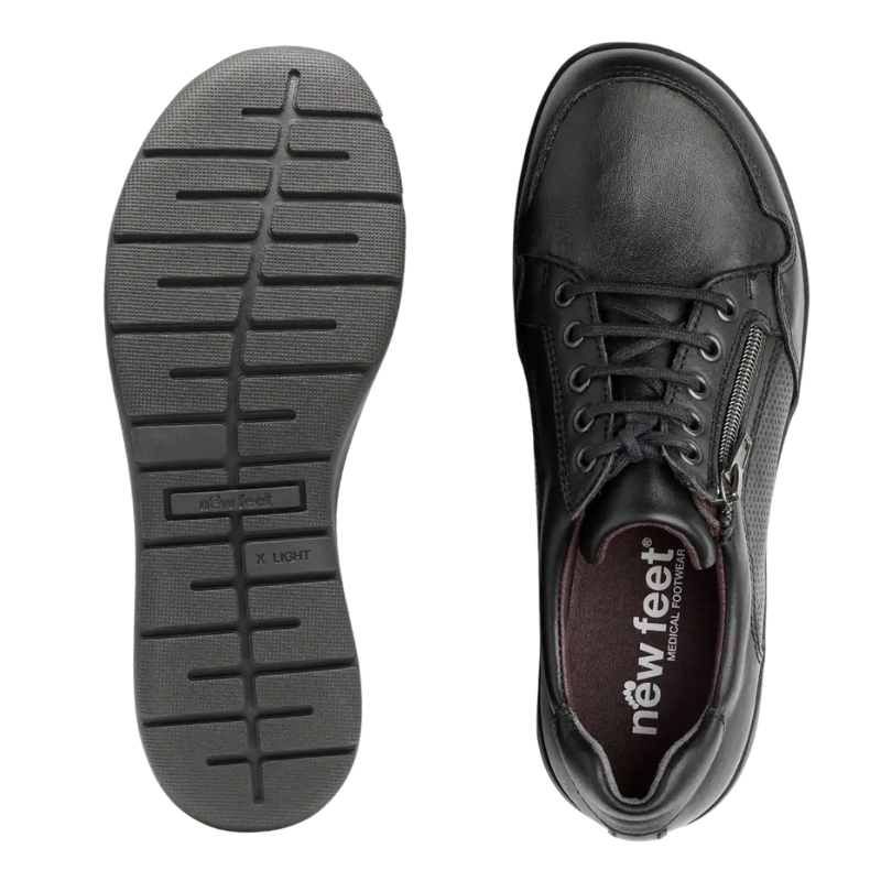 New Feet OrthoStretch™ sapato feminino - Preto