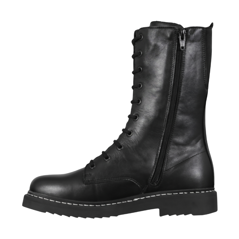 New Feet bota feminina alta - Preto