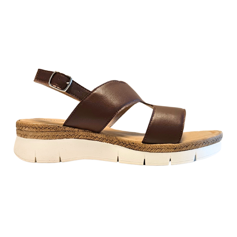 Relaxshoe sandália feminina - Castanho