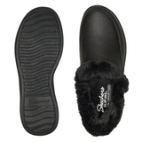 Skechers slip-in pantufas femininas - Preto