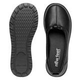 New Feet ballerina - Sort læder