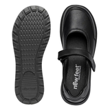New Feet ballerina com velcro - Preto