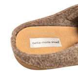 Bella Moda pantufas de senhora - Bege