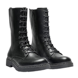 New Feet bota feminina alta - Preto