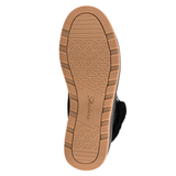 Skechers bota impermeável para mulher - Preto
