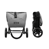 Go Two Compact indkøbsvogn - Grå/sort