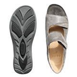 Fidelio damesandal med velcro - Beige