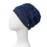 Turbante de ioga - Ganga azul-escura