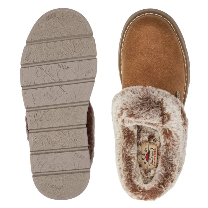 Skechers pantufas de senhora - Castanho