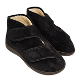 Extro Style sapato terapêutico com forro de lã - Preto
