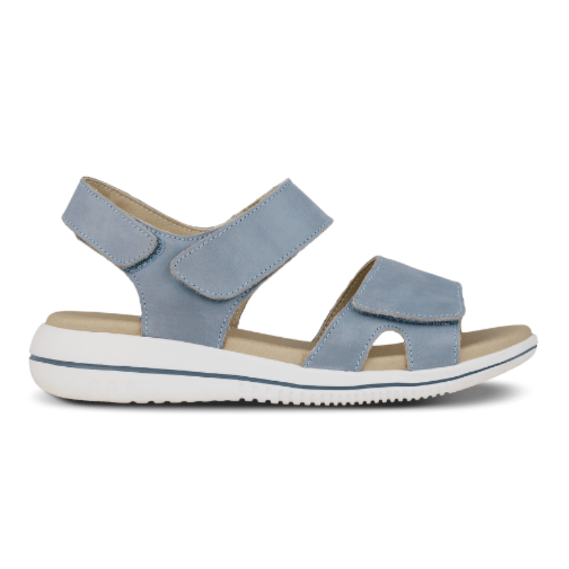 Green Comfort damesandal - Lyseblå