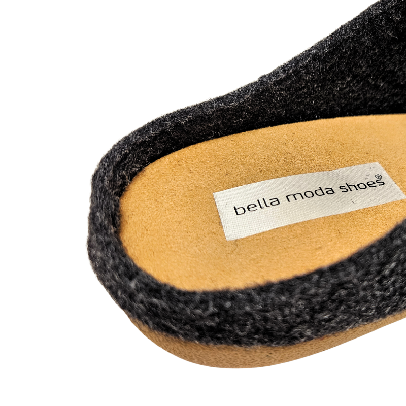 Bella Moda pantufas de senhora - Antracite