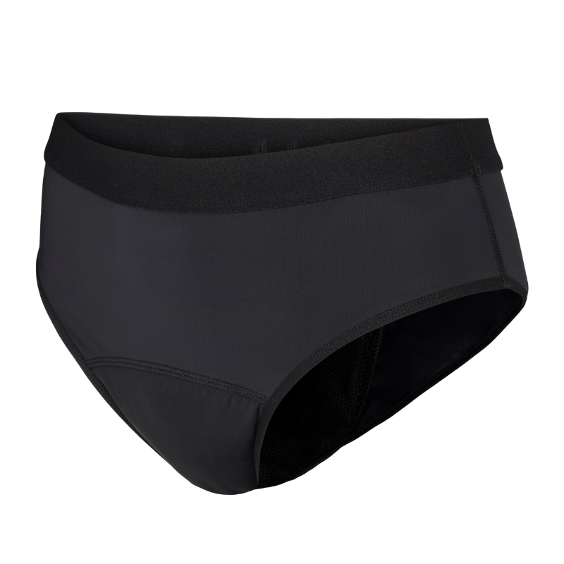 Inkontinens trusse i mikrofiber - Sort