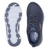 Skechers sapatilhas impermeáveis femininas - Azul poeira