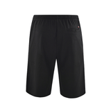 Knælange shorts med elastik - Sort