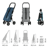 Muuvi Up Texture indkøbsvogn - Blå