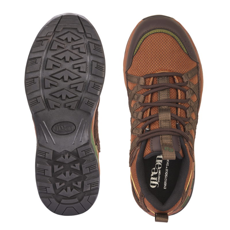 Green Comfort outdoor sapatilha feminina - Castanho