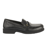 Green Comfort loafer largo para senhora - Preto