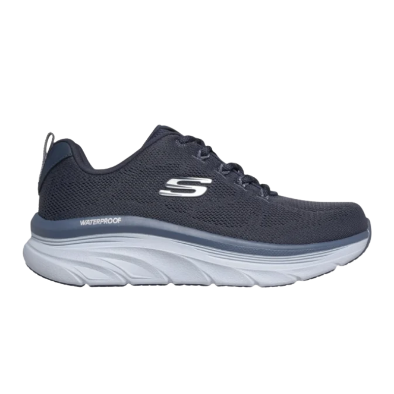 Skechers sapatilhas impermeáveis femininas - Azul poeira