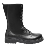 New Feet bota feminina alta - Preto