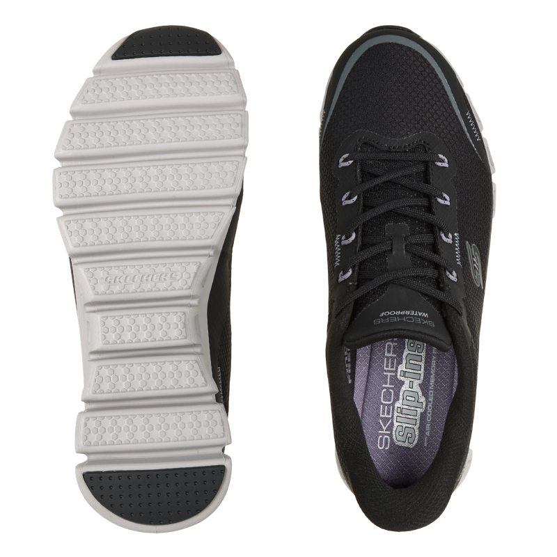 Skechers slip-in ténis feminino - Preto