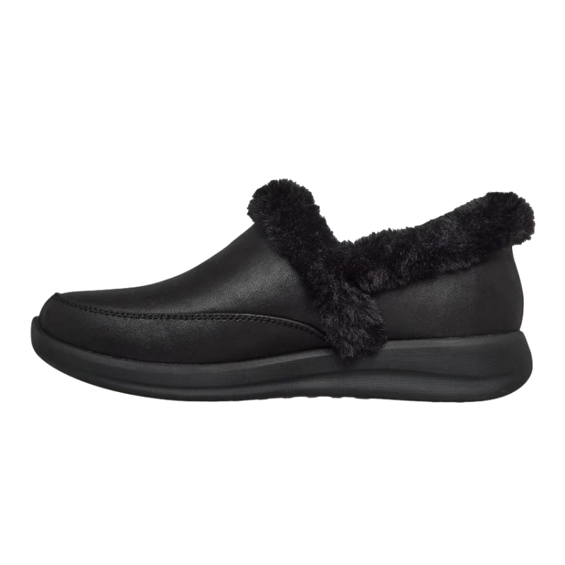 Skechers slip-in pantufas femininas - Preto