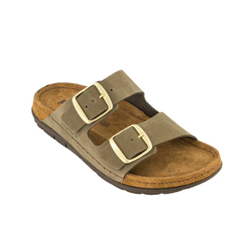 Pantufas de senhora Rohde – verde-azeitona