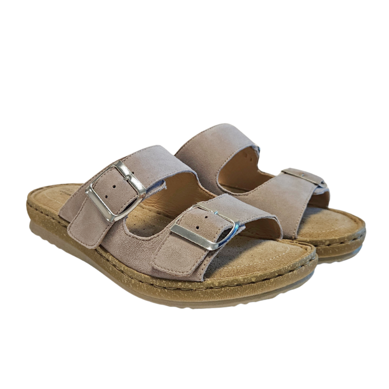 Relaxshoe chinelo feminino - Cinzento quente