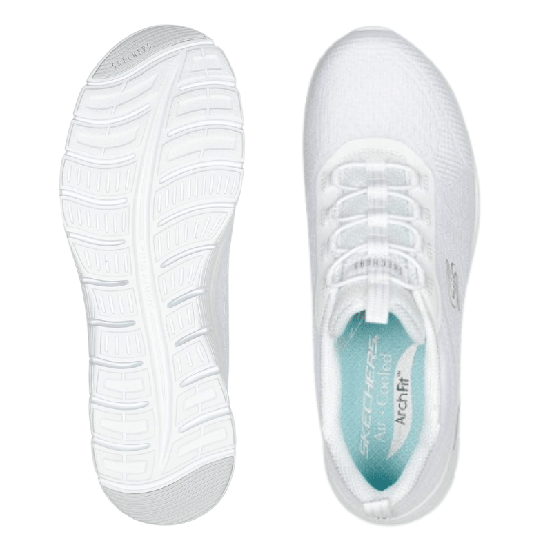 Skechers damesneaker - Hvid