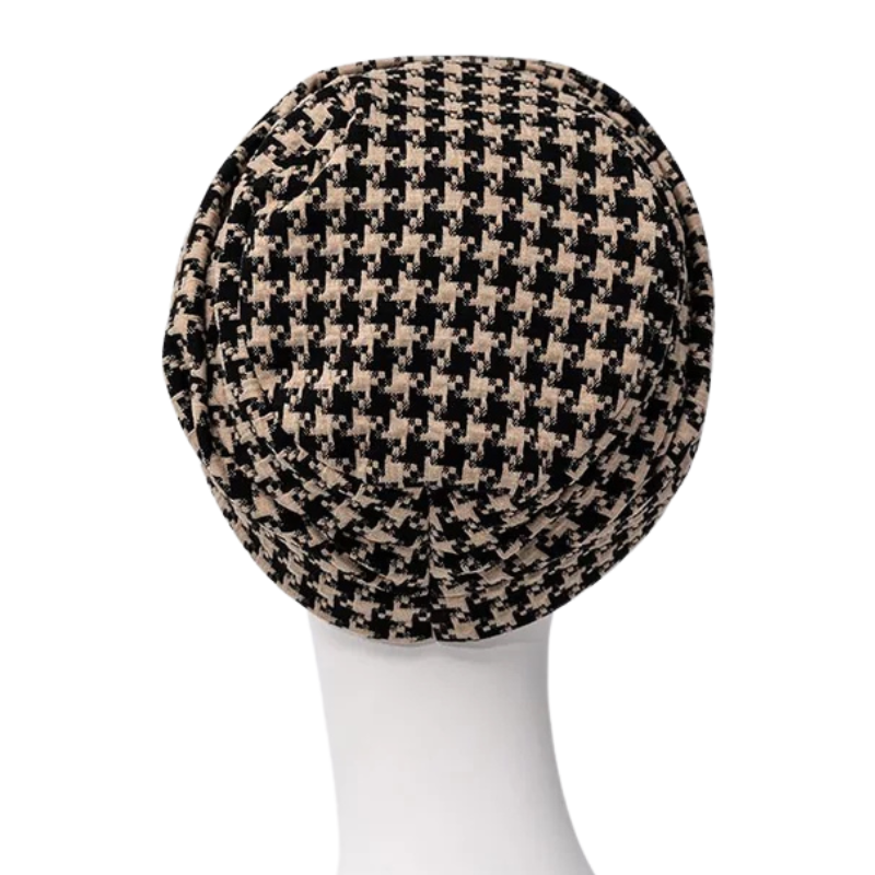Turbante Lea - Preto/Bege