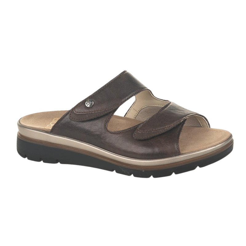 Fidelio chinelo feminino – Castanho escuro