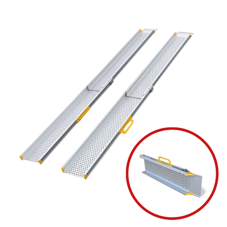 Teleskop rampe - 150 cm