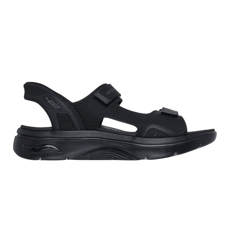 Skechers slip - in herresandal - Sort