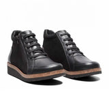 New Feet kort damestøvle - Sort - Seniorshop
