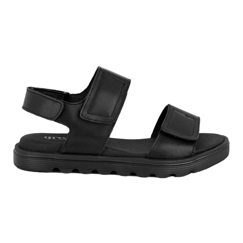 Green Comfort let damesandal - Sort - Seniorshop
