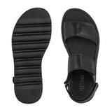 Green Comfort let damesandal - Sort - Seniorshop