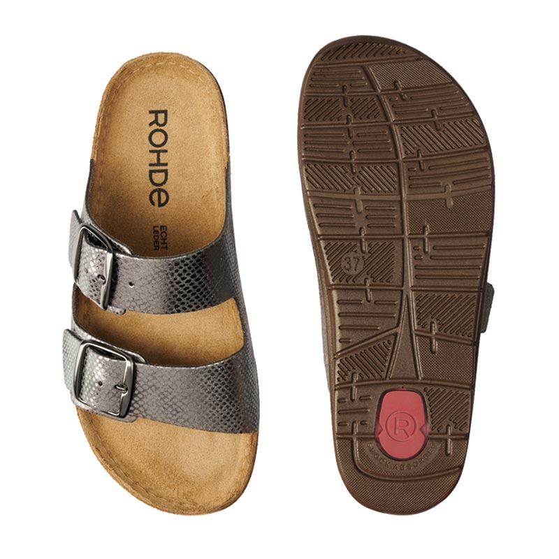 Women's Sandal, Metallic, Rohde