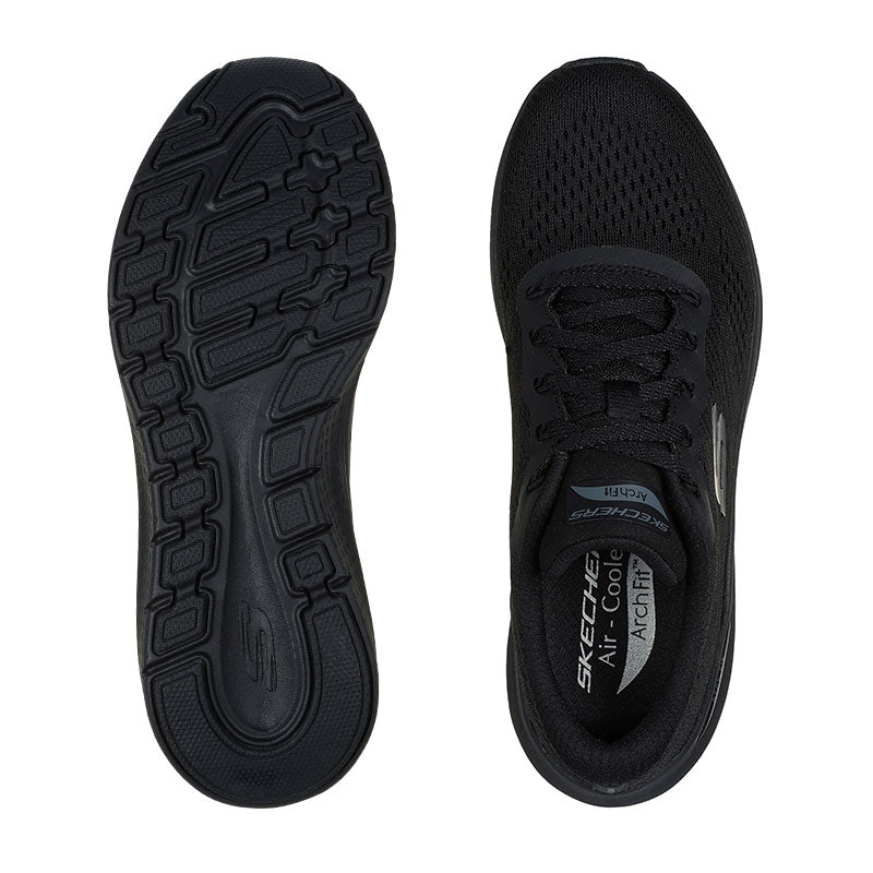 Skechers Arch Fit ténis femininos - Preto