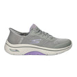 Skechers slip - in damesneaker - Grå - Seniorshop