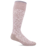 Sockwell Damask, Pink Compression Sock, Women