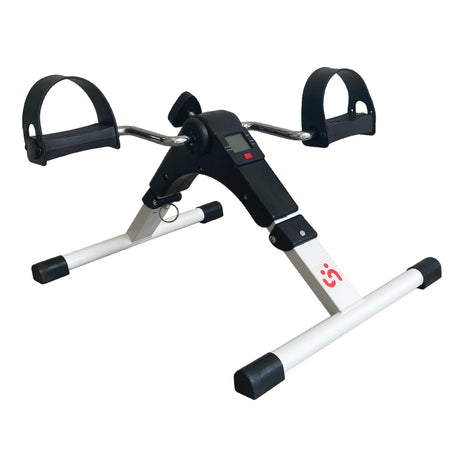 Foldbar digital pedaltræner - Hvid