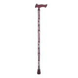 Anatomisk stok - Rosa/lilla mønster - Seniorshop