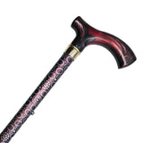 Cane, Foldable, Bordeaux pattern