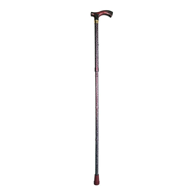 Cane, Foldable, Bordeaux pattern