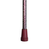 Cane, Foldable, Bordeaux pattern