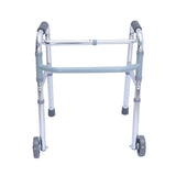 Walking frame with wheels
