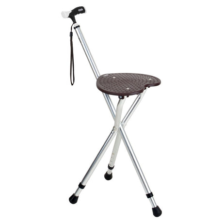 Rubber tip for cane with seat